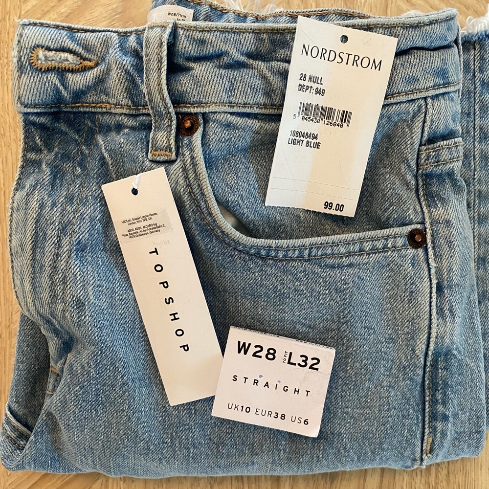 TopShop Straight Jeans
